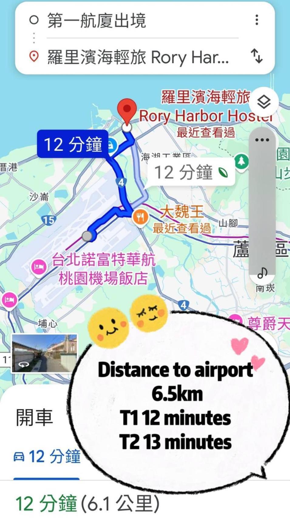 羅里濱海輕旅 Rory Hostel Luzhu Eksteriør bilde