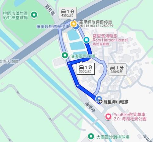 羅里濱海輕旅 Rory Hostel Luzhu Eksteriør bilde